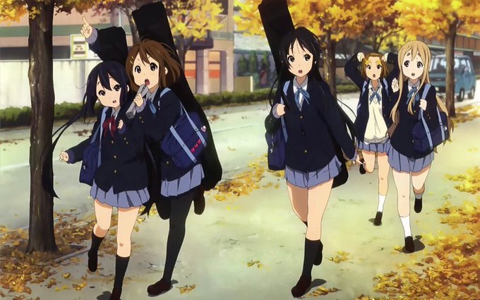 Outdoor uniform anime black