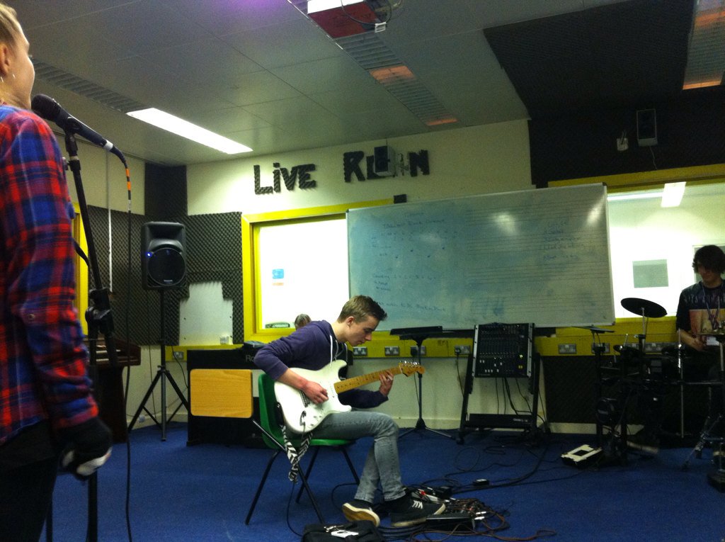 Working on our set list :)