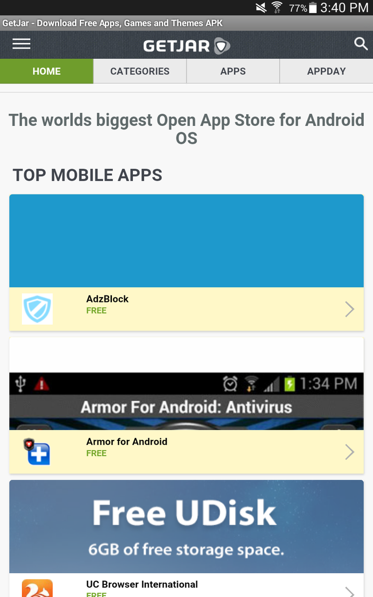 GetJar's tweet photo. Check out our new design for #android devices! Visit #getjar app store at https://t.co/x9a5Dsp9op https://t.co/HD8661Y87G
