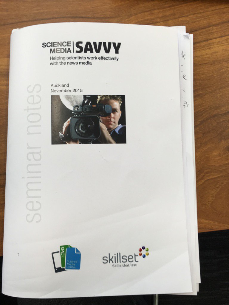 sciencewsteve's tweet photo. Day1 of #sciencemediasavvy was great now to work on my pitch https://t.co/ua1rML7Fml