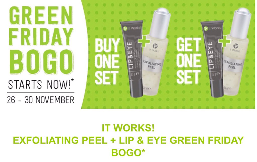 vlinder2204's tweet photo. He? Wat?? Volgens mij zie ik dubbel !!! Verrek ja !! Ik zie dubbel #itworks #itworksglobal #actie #lip&amp;eye #peel https://t.co/QcEPhUFZuU