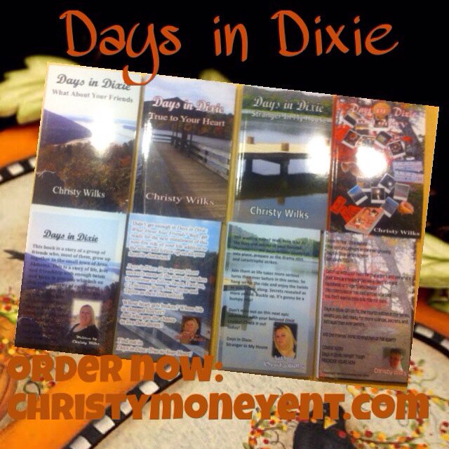 TheChristyMoney's tweet photo. #DaysInDixie #BlackFriday sale starts at 6pm cst TODAY!!!! Buy ANY book in the series, get ANY 2nd book 1/2 OFF!!!! https://t.co/RO2D1rD4A3