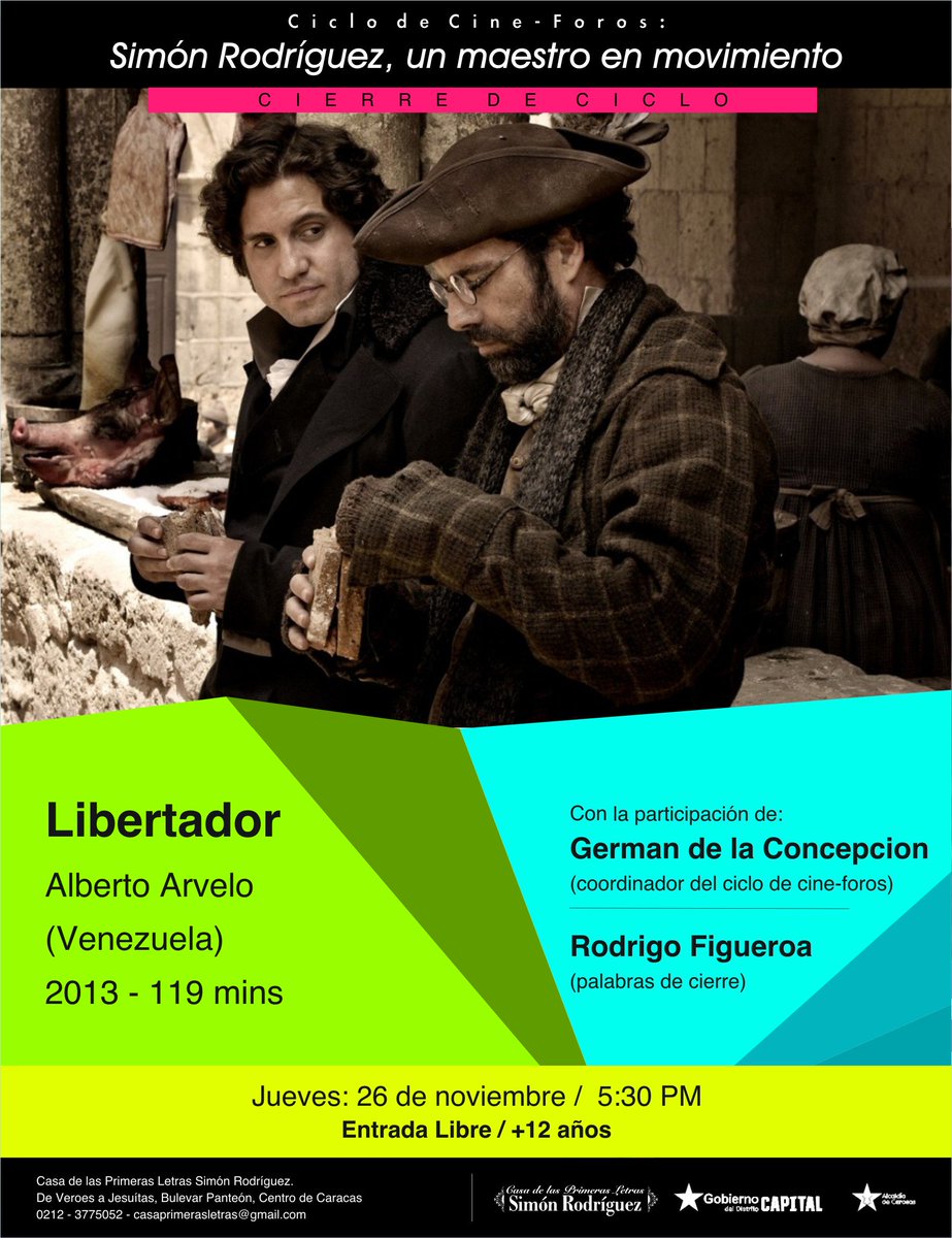 #NotiSapiens #HOY JUEVES #26Nov / Gran Cierre CineForo #CasaDeLasPrimerasLetras / <a href="/culturisima2000/">Culturísima®</a> <a href="/ommproduccion/">OMMProduccion</a>