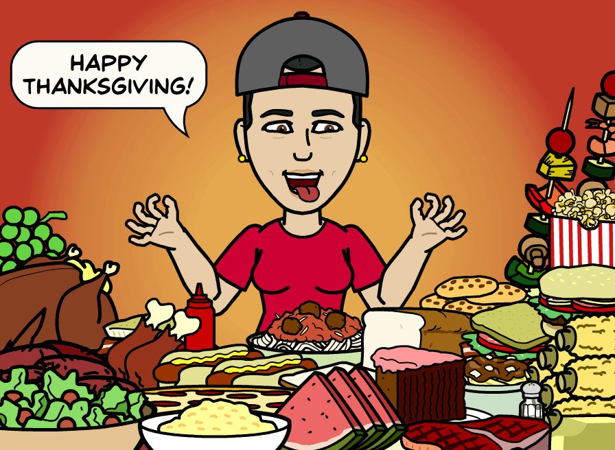 CtheIntern's tweet photo. Happy Thanksgiving! #CtheIntern https://t.co/9CD26zvIaz