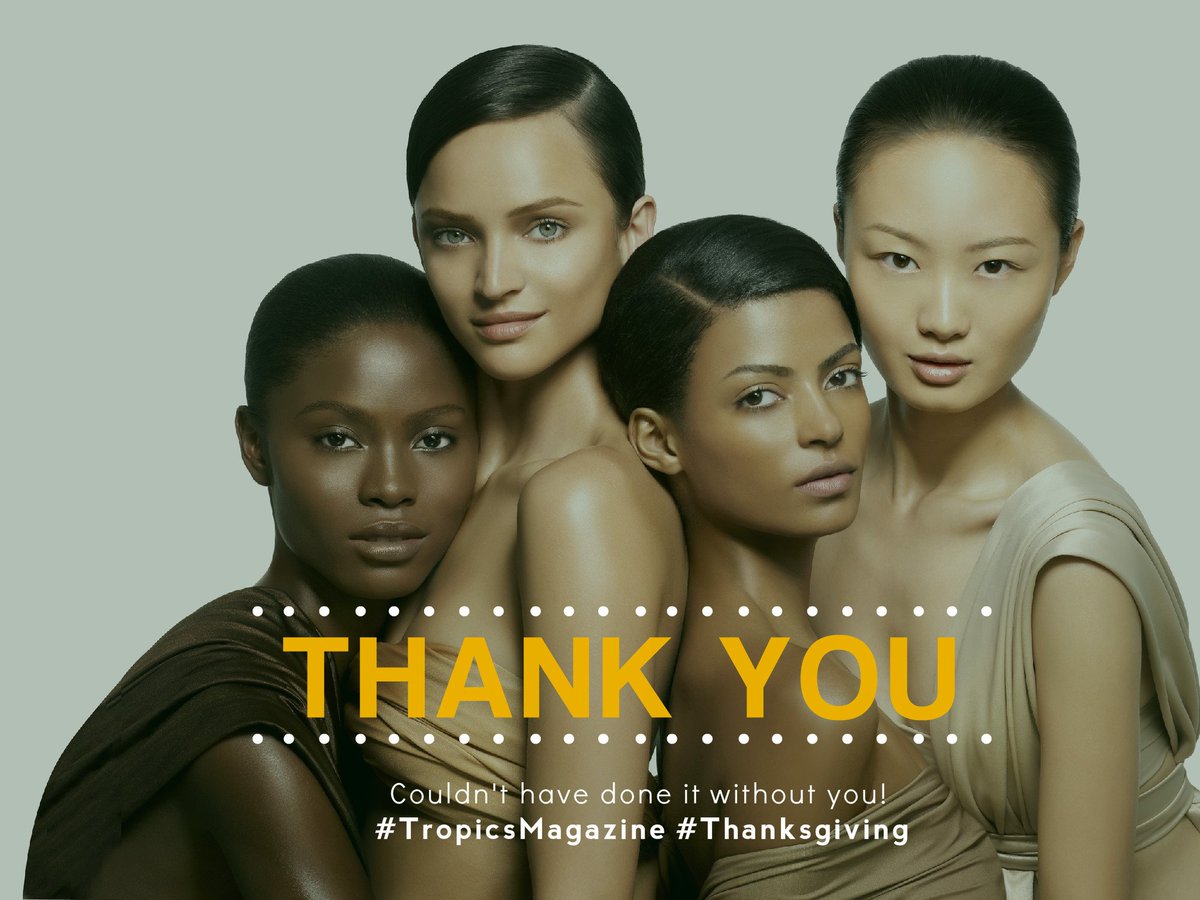 TropicsMagazine's tweet photo. #Thanksgiving | THANKS to all of you. We couldn't have done it without you https://t.co/q1mvavrWUc #TropicsMagazine https://t.co/SkZALf0Tgf
