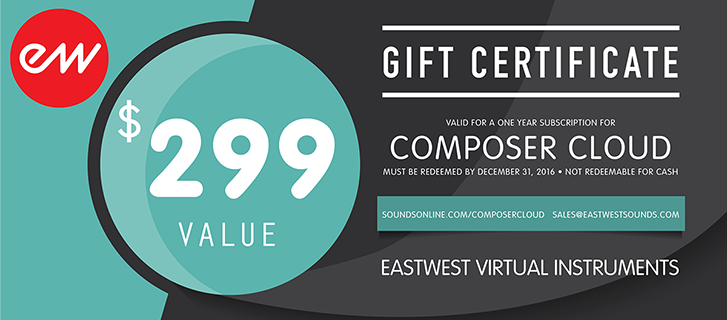EastWestSounds's tweet image. SAVE BIG on our #BlackFriday deal on #ComposerCloud. Up to 35% off this yearly package: composercloud.net