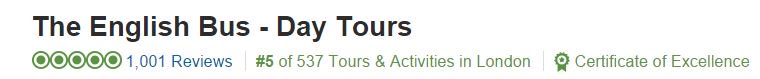 theenglishbus's tweet photo. Our 1000th @TripAdvisor review! Thanks to all for such kind words https://t.co/Jh8x8cxw13 @TripAdvisorUK https://t.co/H3jmuyBFIS