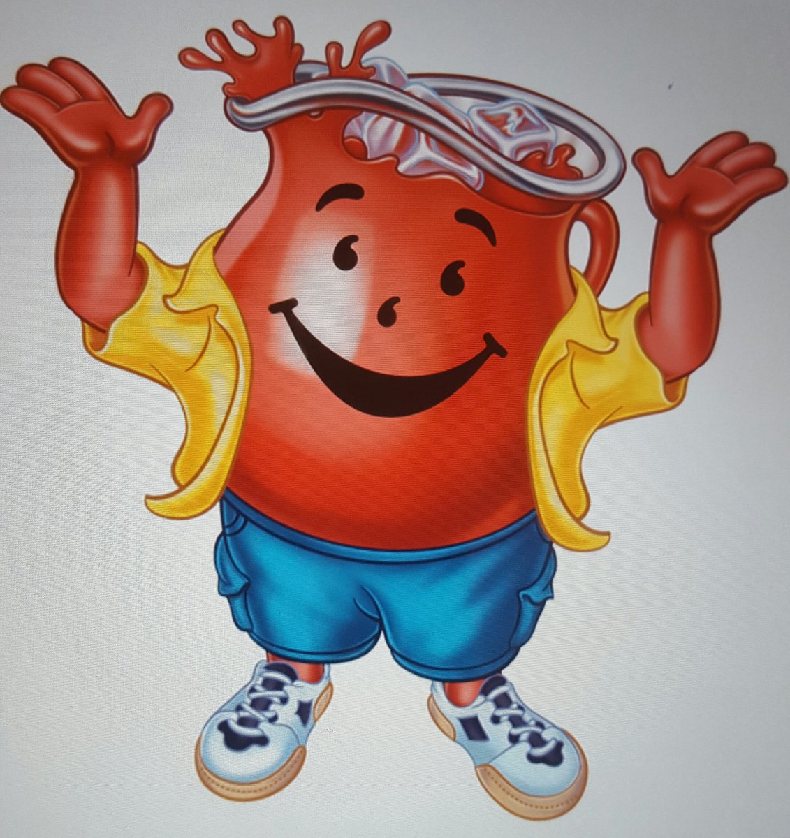 Angeluv1908's tweet image. Watching the Macy's parade. They just said the Kool-aid man has 6's for eyes &amp;amp; nose? A kid's drink has 6, 6, 6...