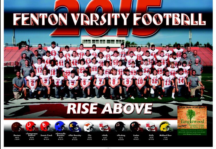Thankful Fenton Football is still on top of the Metro  #5yearsofdominance #Happythanksgiving