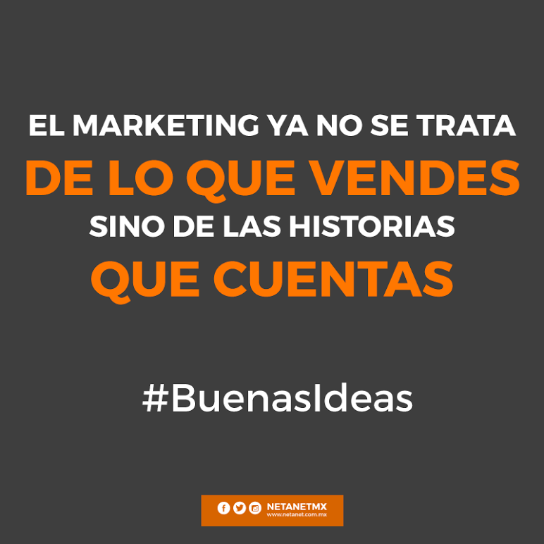 netanetmx's tweet photo. Enamora a tu público contando historias.
#BuenasIdeas https://t.co/GtnDTpXk50