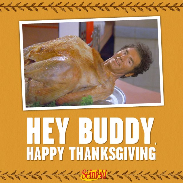 Seinfeld Kramer Turkey Gif