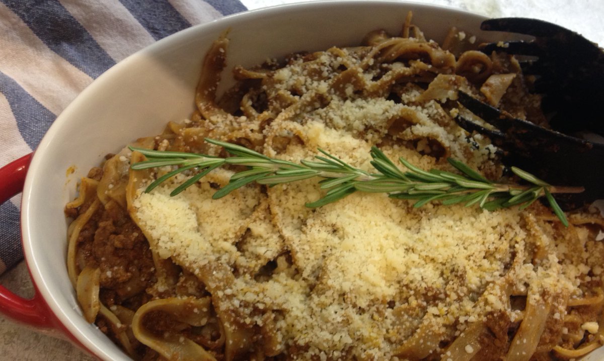pastafactoryuk's tweet photo. Be quick, our fresh TAGLIATELLE made with Barbera red wine and Elisa's slow cooked venison ragù is flying out! https://t.co/PMT0ek164r