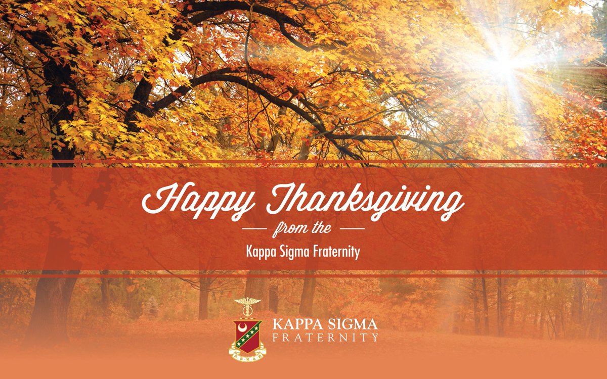 Happy Thanksgiving! We have a lot to be thankful for, especially our brotherhood. Wishing well to you and yours.