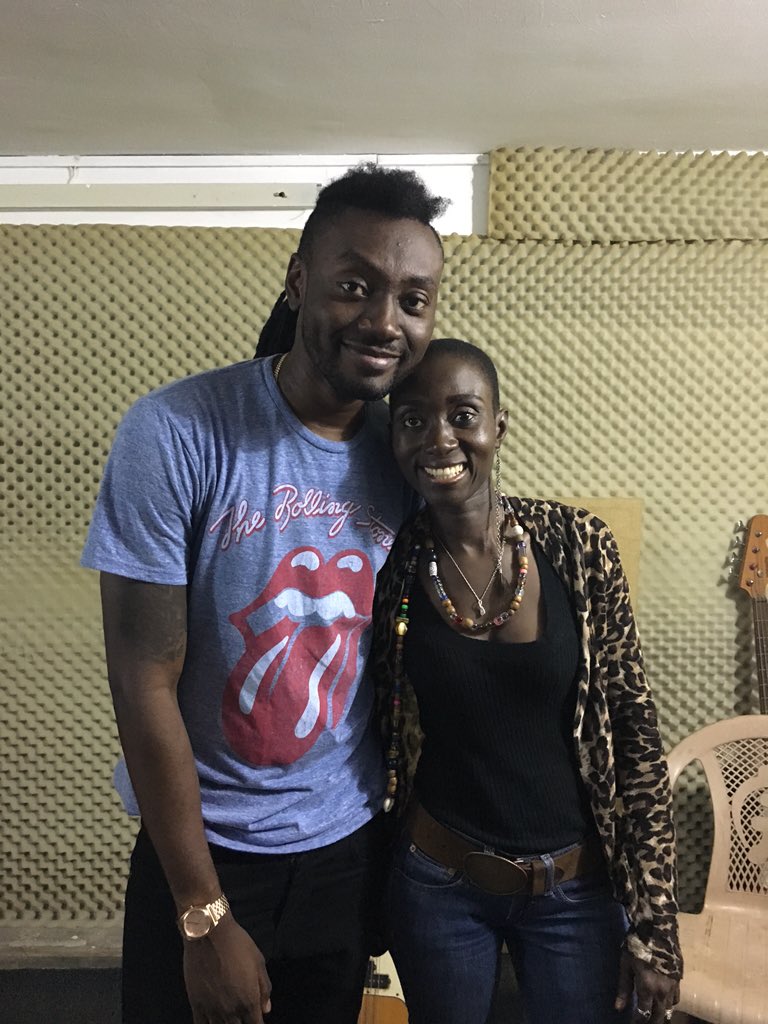 PAPPYKOJO's tweet photo. Studio Session With The Legendary @nanayaalive ❤️ ( The Beautiful Female Voice On Amrika By Kojo Antwi) #Blessed https://t.co/pV8HLYlVr2