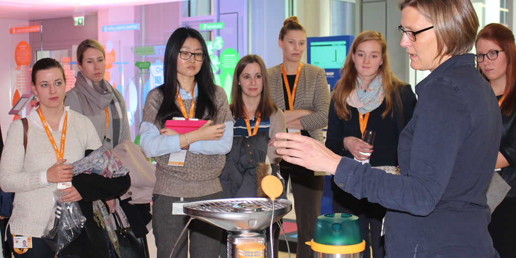 BASF's tweet photo. BASF employees explore the Creator Space tour in #SmartLu and discover new technologies for energy production https://t.co/mVSbaOmmRf