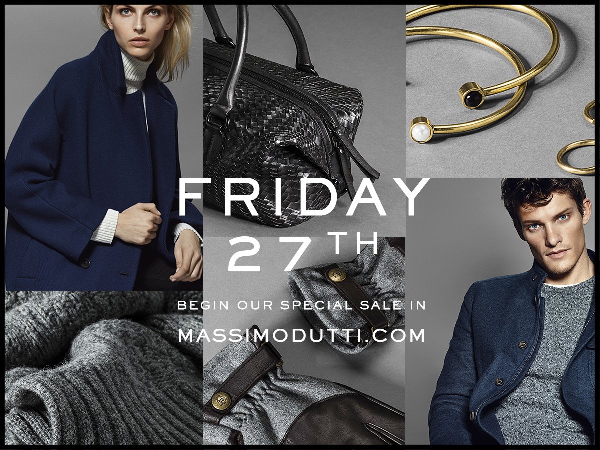 FRIDAY 27TH | SPECIAL SALES begin at 12am on massimodutti.com (check your country availability) #SpecialSales