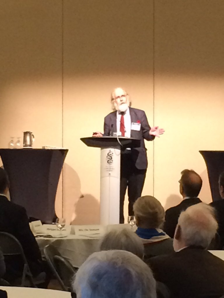 src_rsc's tweet photo. "All we depend on, comes from nature - increasingly more from the sea." Prof. Stenseth @UniOslo #SYMP15 #AGAGM https://t.co/2Fj91nH6qW