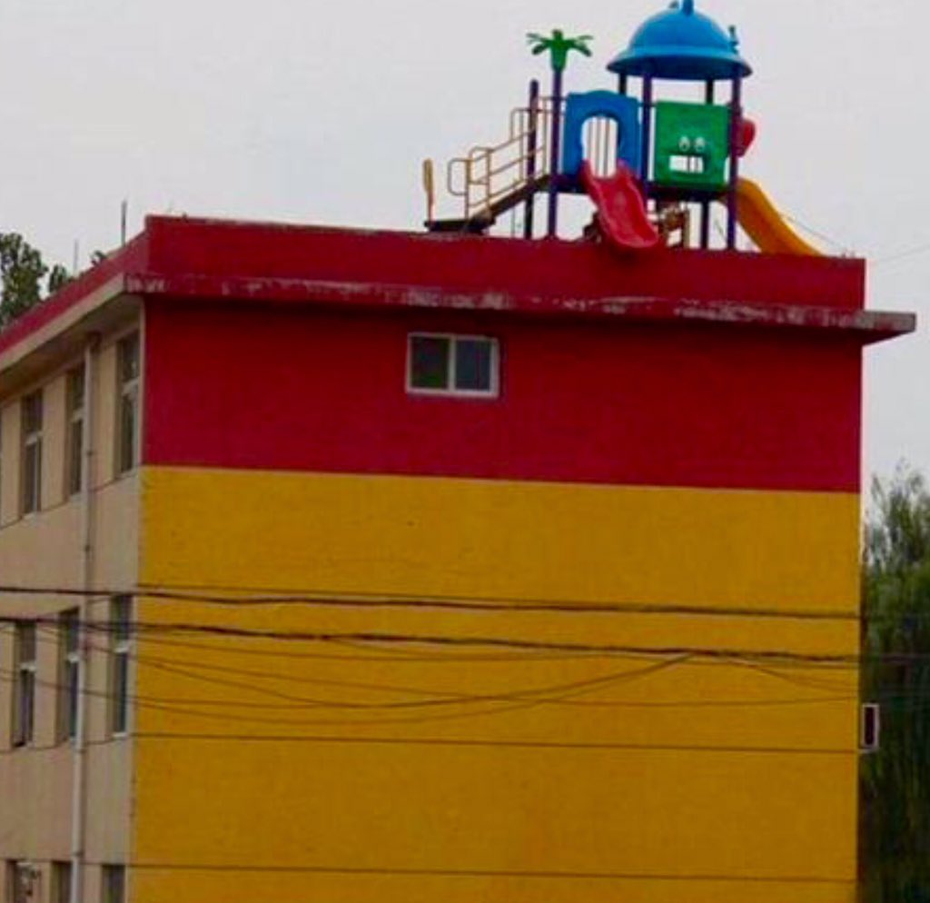 LloydLegalist's tweet image. Thanks to all who helped get our new playground equipment on top of the Sunday School building. #seekersensitive