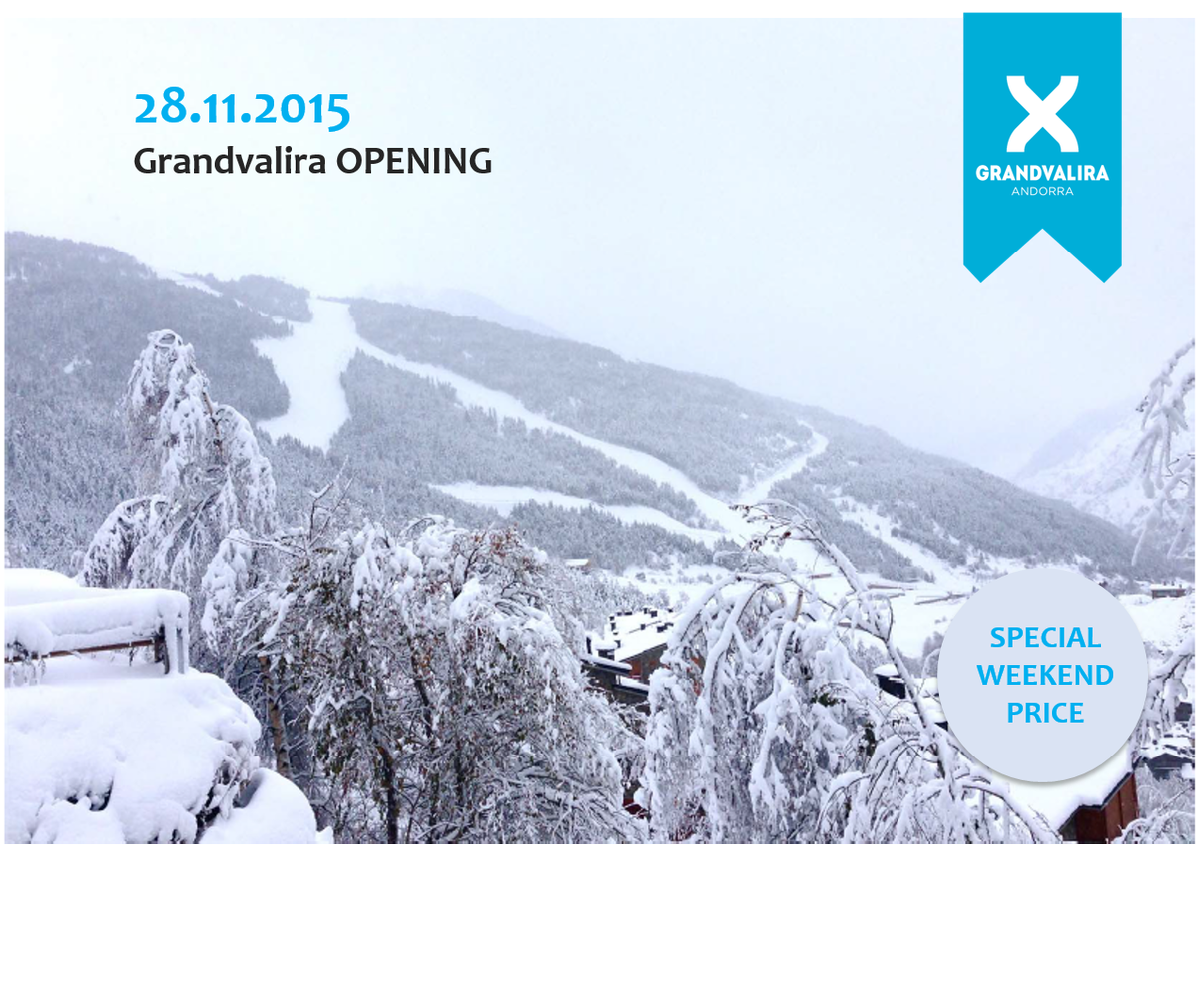 grandvalira's tweet photo. Aquest dissabte comencem la temporada i podràs gaudir dels forfets a 35€ #SNOWISHERE #WINTERISCOMING #SKI https://t.co/zAsyANo2w2