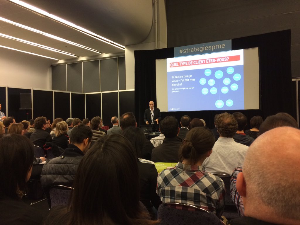 expansionquebec's tweet photo. Les salons de conférences débordent des gens au @StrategiesPME https://t.co/tLDuqfJdsq