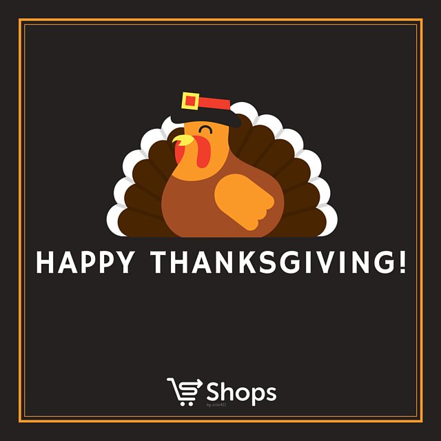 shops_app's tweet photo. Happy Thanksgiving! https://t.co/qIHnEAojP4