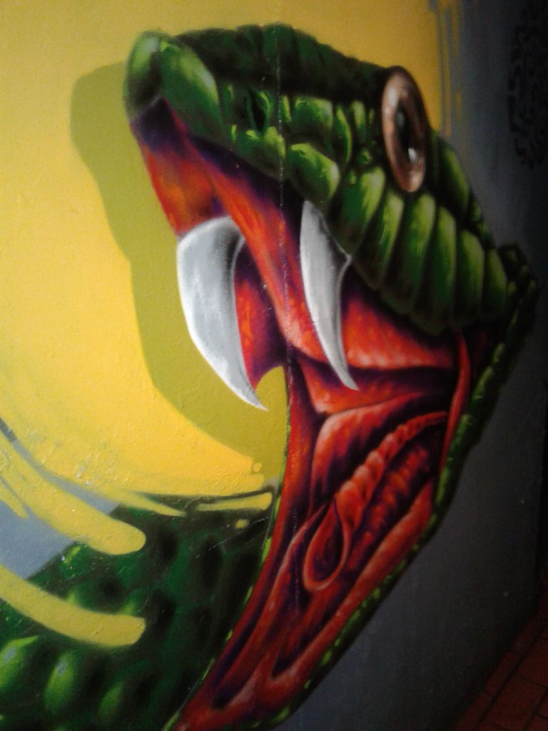 blessedelon's tweet photo. Painting Reptiles @ the Pub"!!!😄...#graffitiart#reptilia #Spraypaint #durban #southafrica https://t.co/fSDc8CYtr0