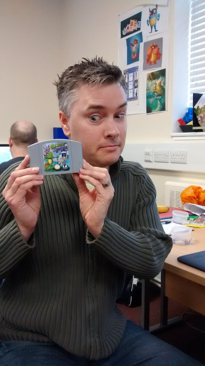 WinkySteve's tweet photo. @PlaytonicGames #YookaLaylee cart looking mighty fine! #64bitedition https://t.co/ROvaRZ8uvh