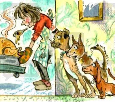 TwoTailsTech's tweet image. Happy Thanksgiving! Does anyone else feel like they&apos;re being watched in the kitchen today?! #dogsgiving #turkeytime