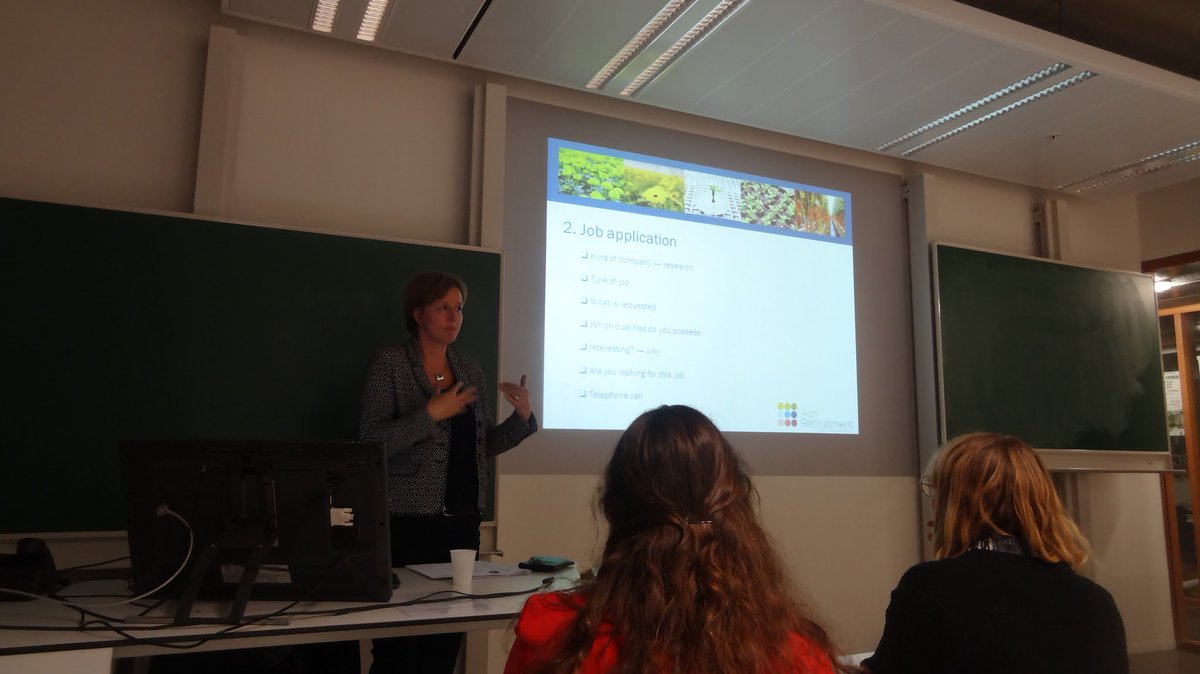 AgriRecruitment's tweet photo. Presentatie t.b.v. de studenten Plant Sciences aan de WUR. Hartelijk bedankt voor jullie enthousiaste deelname! https://t.co/y8IpiBzups