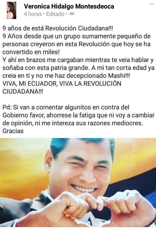 VeritoHiM's tweet photo. Hace 9 años Vivia en campañas y amaba ver hablar a mi @MashiRafael y fue ahí, donde comence a creer en esta RC! https://t.co/SJutarr9ol