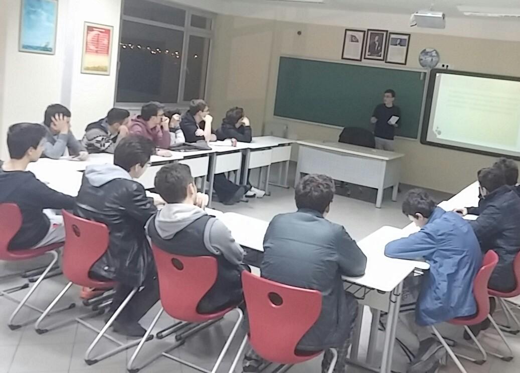 Toplantımızın ilk oturumu tamamlanmıştır. Toplantımızdan kareler.