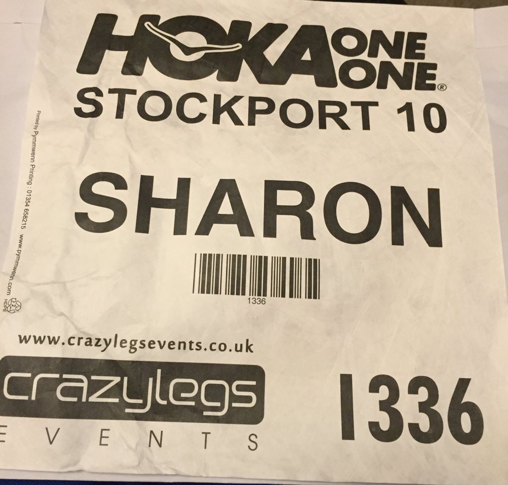 ShazzyWazzy1602's tweet photo. @Stockport10 Ooh excited! Got my number #bottomtrumps #hokaoneone #crazylegs #10mile https://t.co/s3TYeWUsJX