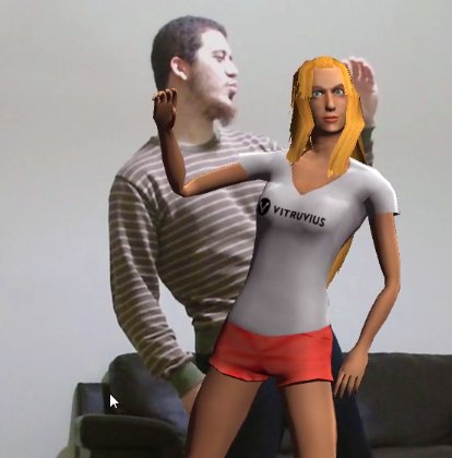 pterneas's tweet photo. We are dancing with our 3D models using @KinectWindows. Just another busy day in the office. #k4w #k4wdev #kinect https://t.co/MLxjEv3Ejo