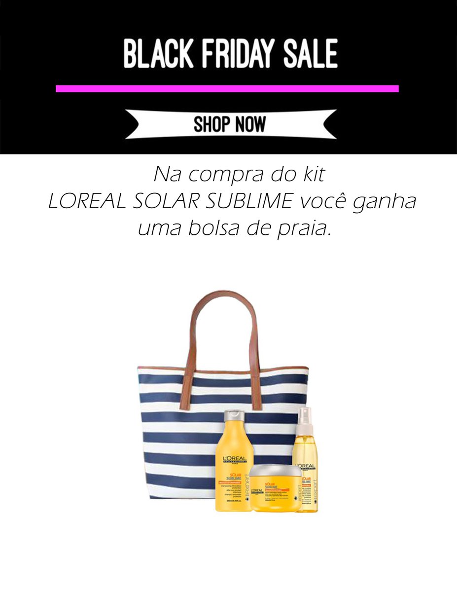 Clubedaunhaofc's tweet photo. #lorealparis 
#BLACKFRIDAY https://t.co/IxvIob0ucW