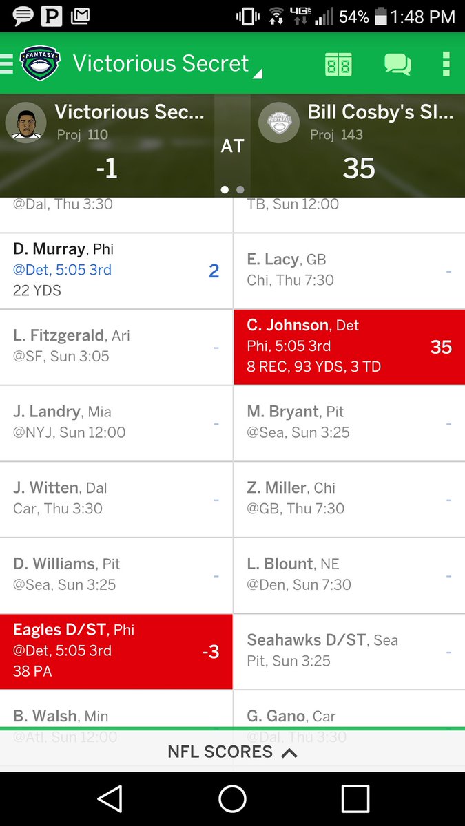 kkadelbach's tweet photo. This explains my year of fantasy football... https://t.co/hFh2zADqPx