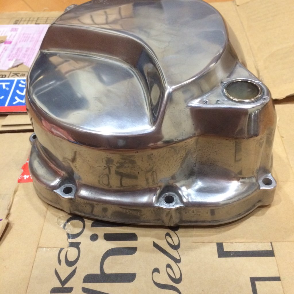 ゼファー400 ゼファー クラッチカバー バフかけ メール便指定可能