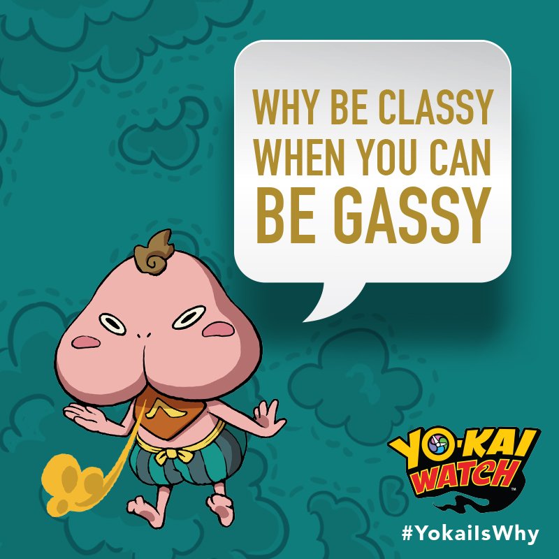 NintendoAmerica's tweet image. Well we’re stuffed! Probably should hold off riding in any elevators for a few days, at least. #YOKAIWATCH