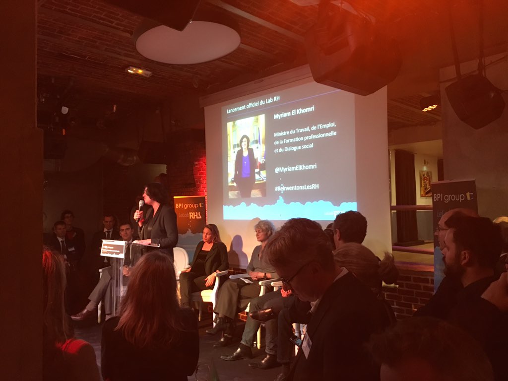 rick_rut's tweet image. RT itwapp: Ce soir, nous avions le plaisir d'être à l'inauguration LeLabRH w/ MyriamElKhomri axellelemaire #TechLo…