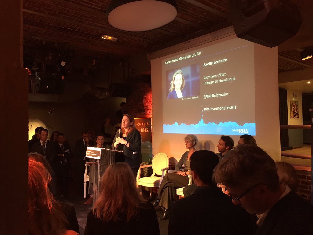 rick_rut's tweet image. RT itwapp: Ce soir, nous avions le plaisir d'être à l'inauguration LeLabRH w/ MyriamElKhomri axellelemaire #TechLo…