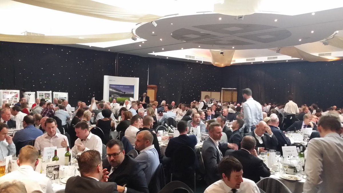 Compton_Care's tweet photo. Its a full house at @copthornedudley for the @ComptonHospice Evening with @alanshearer #Shearer #Football #Charity https://t.co/5X1DGkXIgK