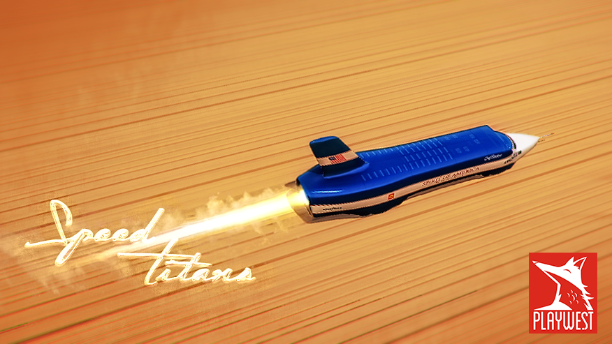 PlayWestHQ's tweet photo. Last tease of our new LSR cars for a bit.Next #SpeedTitans update will be in-motion! #STEM @BLOODHOUND_Edu #gamedev https://t.co/x3vipZH4w8
