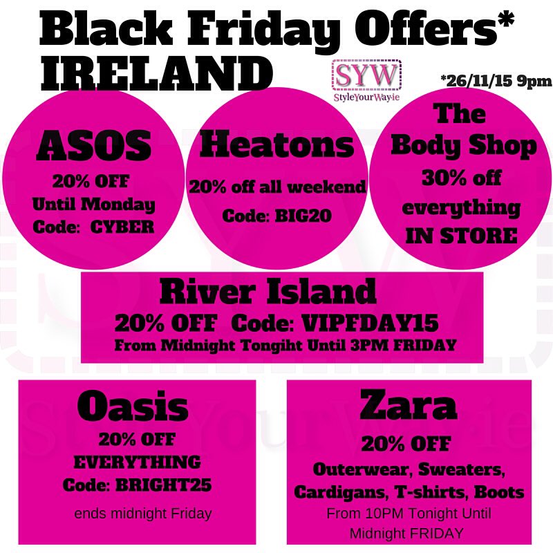 styleyourwayie's tweet photo. So here they are @styleyourway top #BlackFridayDeals #Ireland Enjoy 😘😍 https://t.co/hjdCr6sjYK