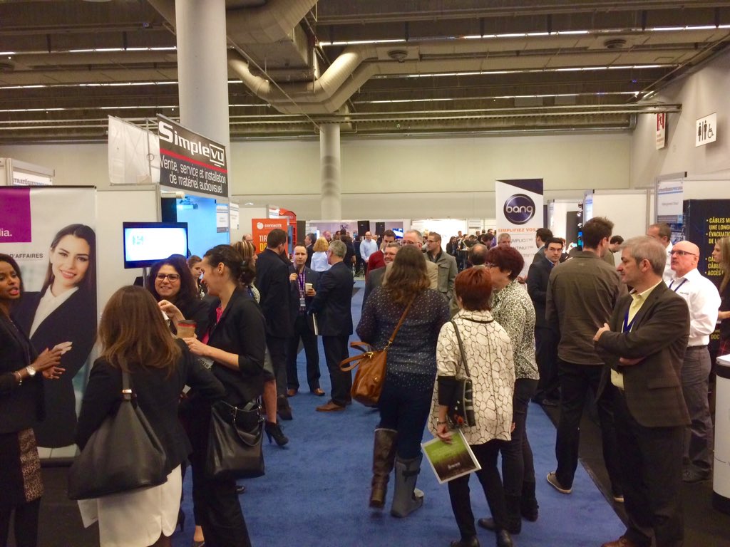 expansionquebec's tweet photo. @expansionquebec présent au @Palais_Montreal pour assiter au #StrategiesPME https://t.co/XjWZM8INfD