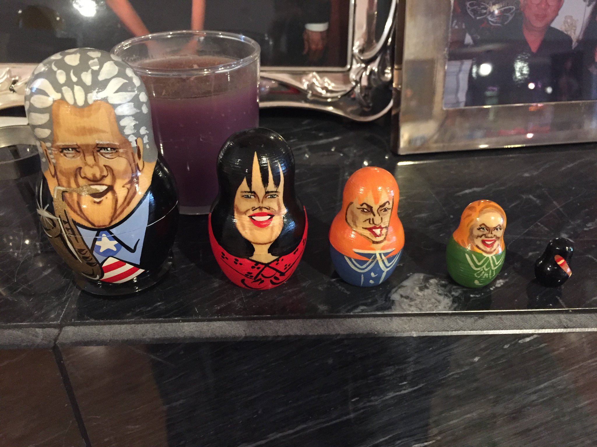 bill clinton nesting dolls