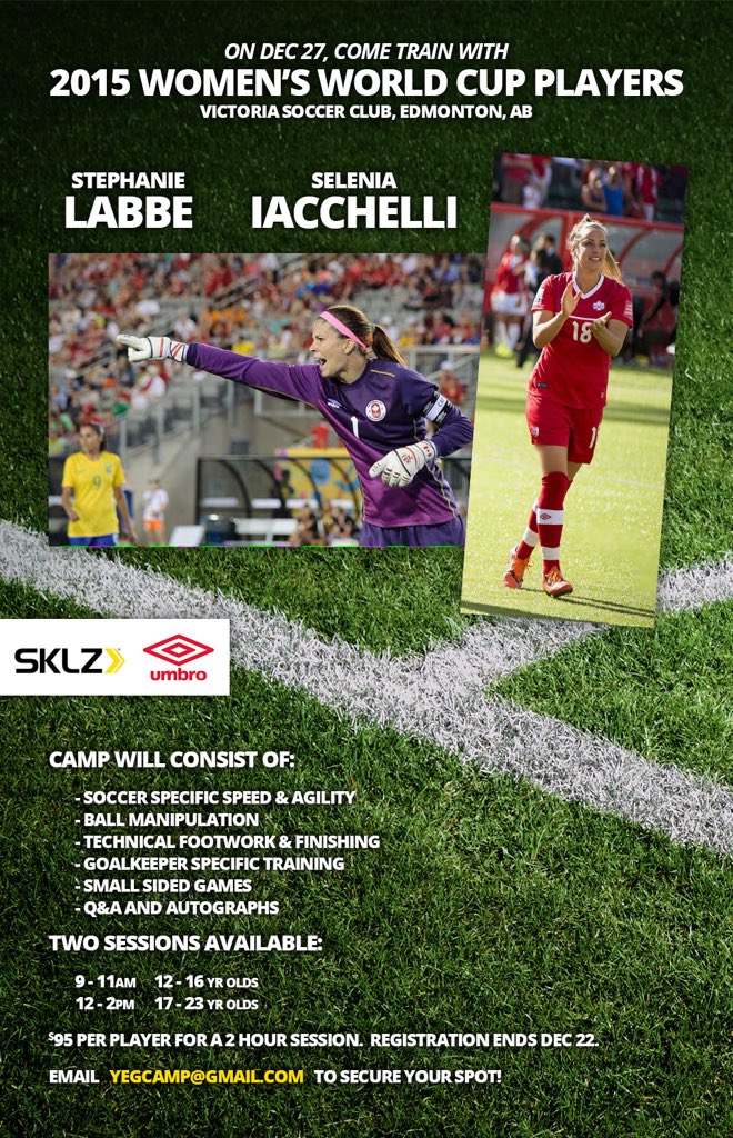 stephlabbe1's tweet image. Don't forget! Sign up and RT⚽️👊🏽 #YEG