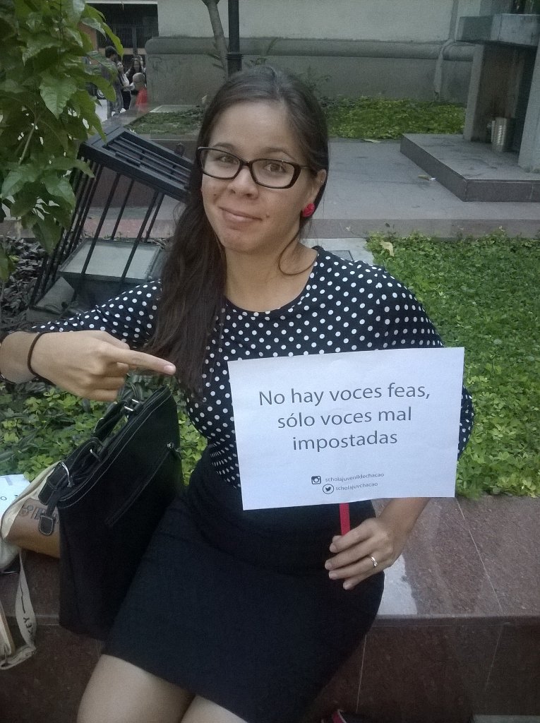 ScholaJuvChacao's tweet photo. Dedicada a nuestra profe de canto #genesismoreno... Ya nos sigues?? #scholajuvenildechacao #folow #soyscholista https://t.co/Xr4OuvN3IN
