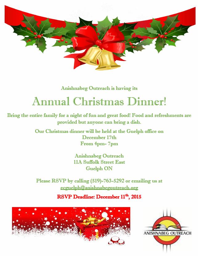 Christmas Dinner <a href="/Anishnabeg_O/">Anishnabeg Outreach</a> in Kitchener and Guelph! visit anishnabegoutreach.org for more info.