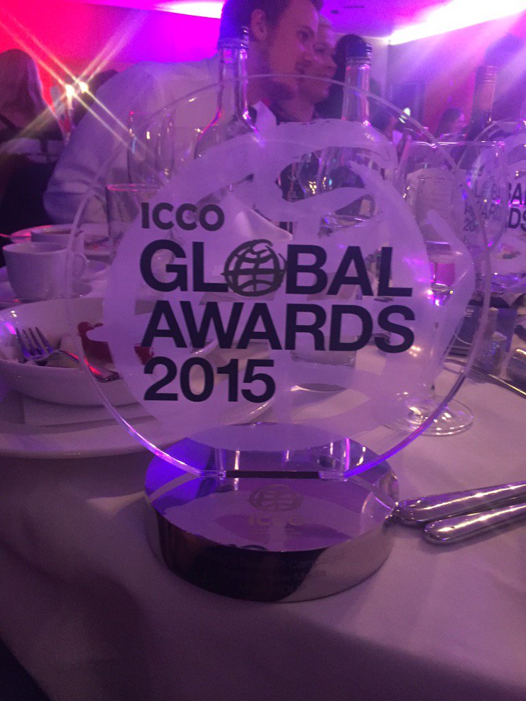 Tayana83's tweet photo. On the winners table! Congrats @msl_group , best digital and new media! https://t.co/pxrCFh8cVc