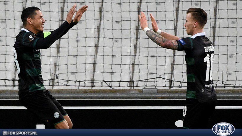 ESPNnl's tweet photo. UITSLAG: FC Groningen dacht een punt te pakken bij Olympique Marseille, maar verliest toch, met 2-1. #margro https://t.co/Aluznq6CBP