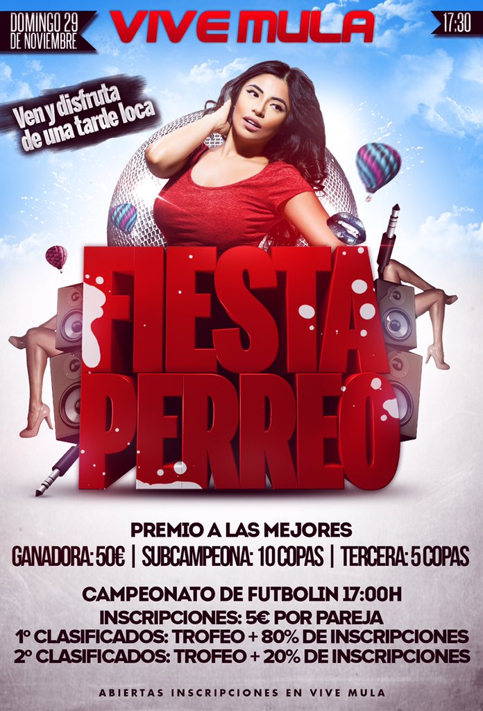 Este Domingo fiesta perreo y para el Domingo 6 de Diciembre las guapísimas chicas de @GrupoAmay + <a href="/Djjaromula/">DJ.JARO /OFICIAL</a>